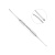 Распатор, ручка DELUXE, диаметр 10 мм, 2,5-2,5 мм | HLW Dental Instruments (Германия)