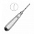 Люксатор изогнутый, 4 мм гладкая ручка, HLW Dental Instruments (Германия)