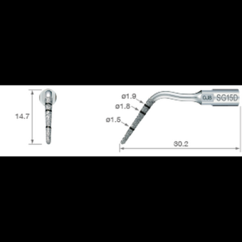 SG15D - хирургическая насадка для имплантации | NSK Nakanishi (Япония) SG15D - хирургическая насадка для имплантации | NSK Nakanishi (Япония)
